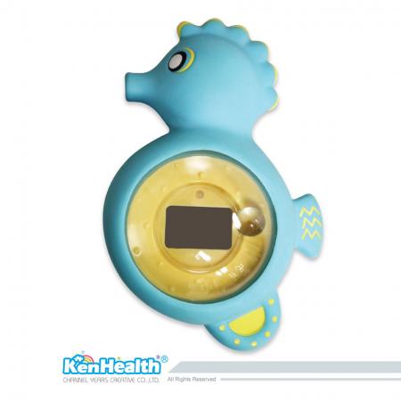 Thermomètre de bain bébé hippocampe - L'excellent outil de thermomètre pour préparer la bonne température de bain, apporte un plaisir de bain sûr et amusant pour les bébés.
