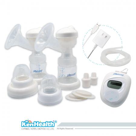 Dual-Feed Breast Pump - Help mom collect breast milk to feed baby.