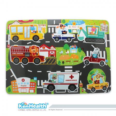 Educational Magnet Board City - Fun Magnetic Game for Kids.