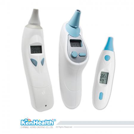 赤外線温度計 - Equipped with advanced infrared technology, accurate and rapid measurement of ear or body temperature.