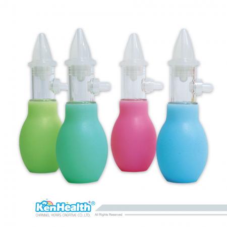 鼻水吸引器クリケットスタイル - 逆流防止設計、小型で持ち運びが簡単。