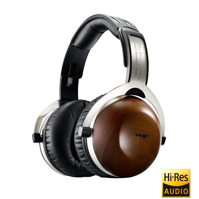 سماعات بريستيج هاي فاي مع أغطية أذن خشبية عالية الجودة - سماعات Hi-Res CD-2500.