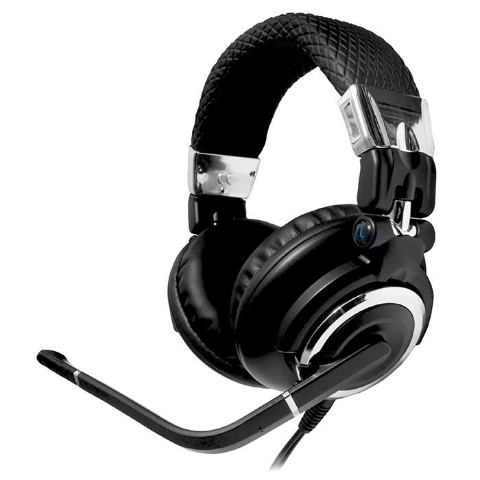 Stereo Headset with On-Line Switch Box, for Live Chat or Gaming - Stereo Headset CD-315MV.