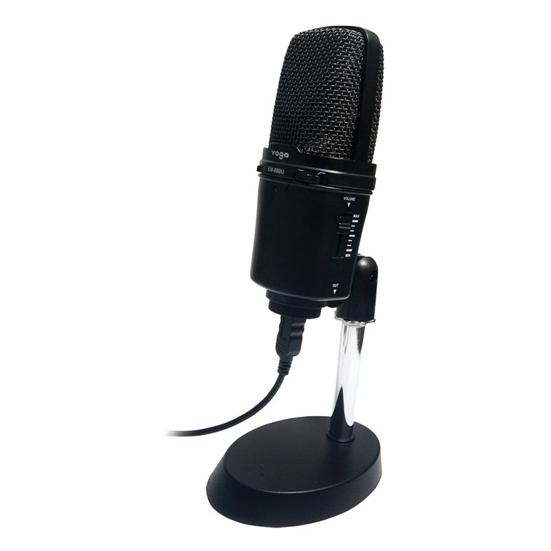 Micrófono USB de escritorio profesional para transmisión en vivo y grabación en estudio | Fabricante de micrófonos dinámicos y condensador para instrumentos | YOGADA