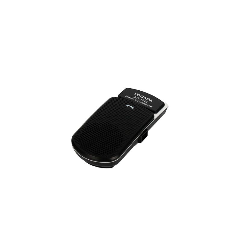 ميكروفون USB بلاستيكي مثبت على السطح مع زر MIC Mute للدردشة الحية أو المكالمات - ميكروفون حدود USB JCT-101U.