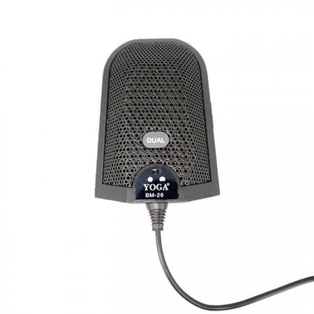 Condenser Boundary Microphone, Cardioid Pattern with Metal Housing and Mesh Grill - Boundary Microphone.