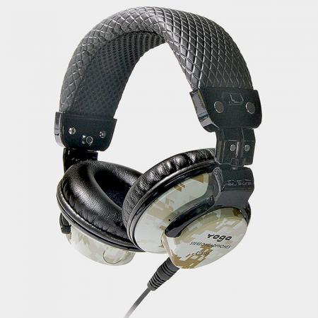 Audífonos plegables de respaldo cerrado con respuesta de graves sólidos - Auriculares para DJ en la oreja.