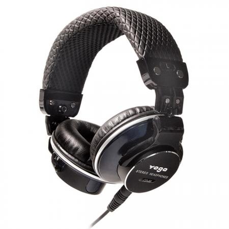 Collapsible DJ Headphones with Aluminum Machined End Caps - Quality DJ Headphones CD-88 PRO.