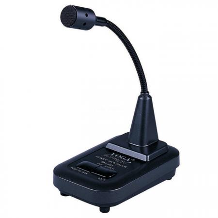 Micrófono dinámico de cuello de cisne de escritorio para megafonía y radiodifusión - Micrófono de cuello de cisne de escritorio para paginación.