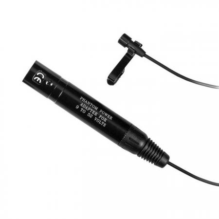Micrófono de condensador con clip para instrumentos, alimentación Phantom - Micrófono de pinza para instrumentos EM-700.