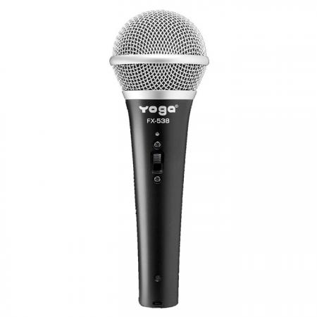 Micrófono vocal de mano dinámico con interruptor de encendido y apagado - Micrófono vocal dinámico.