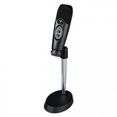 USB-Tischmikrofon mit Low-Cut und 10 dB PAD für Aufnahme oder Live-Streaming - Desktop-USB-Mikrofon.
