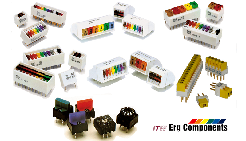 Jumper Switches, DIP Switches, and DIL Switches are provided by ITW Lumex Switch.