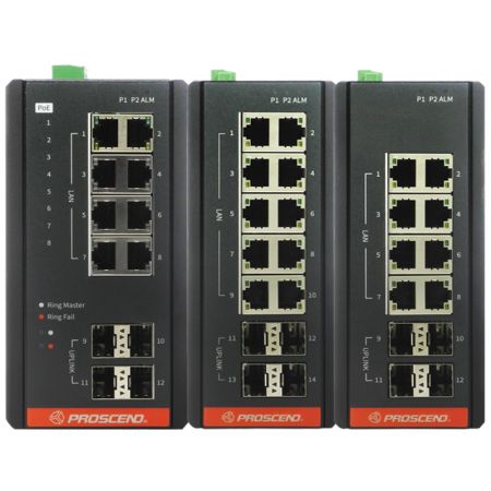 Industrieller GbE Managed Switch
