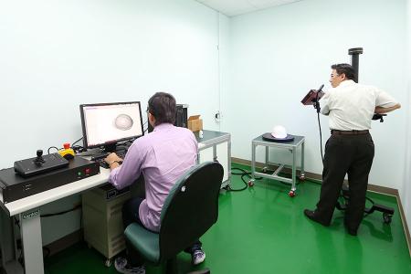 R&D engineers were using a 3D scanner for an OEM project.