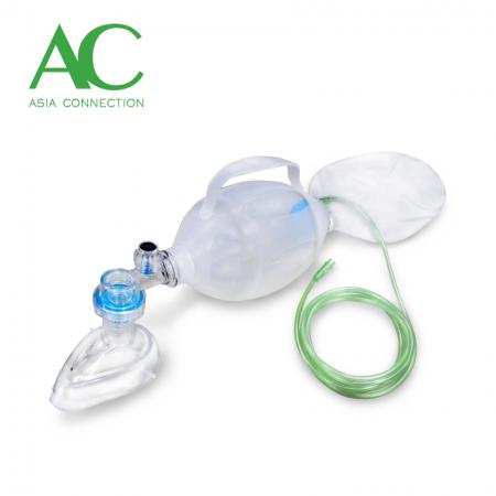 Adult Silicone Manual Resuscitator BVM with Handle - Adult Silicone Manual Resuscitator BVM with Handle