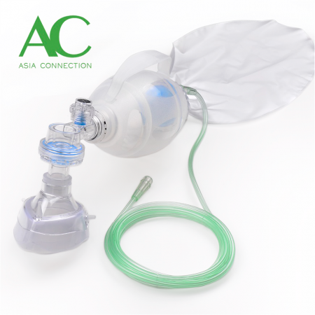 Child Silicone Manual Resuscitator BVM with Handle - Child Silicone Manual Resuscitator BVM with Handle