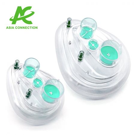 Twin Port CPAP Mask with Two Valves - Twin Port CPAP Masks with Two Valves for Adult and Child