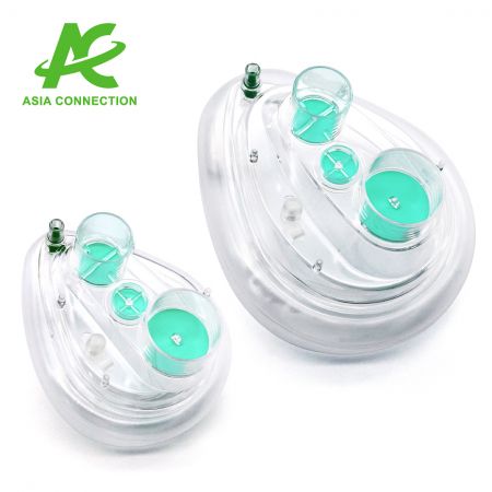 Twin Port CPAP Mask with One Valve - Twin Port CPAP Mask with One Valve for Adult and Child