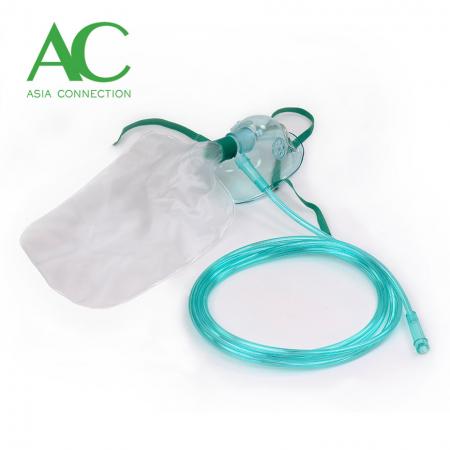 High Concentration Oxygen Mask with Tubing - High Concentration Oxygen Mask with Tubing