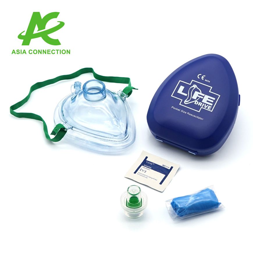 Adult CPR Pocket Mask in Hard Case Taiwan highquality Adult CPR