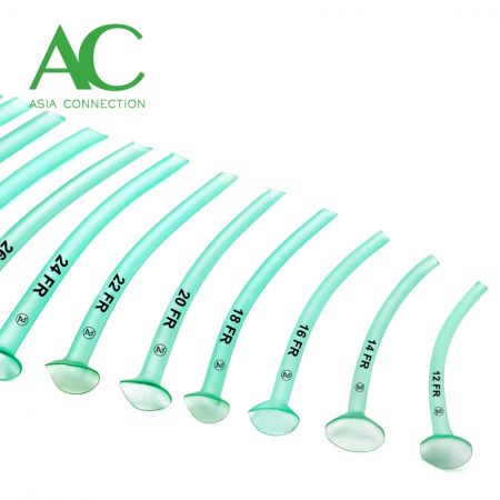 鼻咽頭エアウェイ | FDA登録、ISO認証取得のCPRマスクとフェイスシールドの製造業者 | Asia Connection 鼻咽頭エアウェイはさまざまなサイズで提供され、リクエストに応じてカスタマイズされた滅菌パウチに安全に封入されています。 | 緊急および応急処置用に設計されたCPRマスクのメーカー | Asia Connection