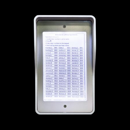 鋁合金LED燈箱 - Lighted Directory-01