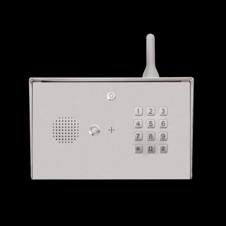 4G数字GSM鹅颈对讲机- LTE门电话键盘面板-3