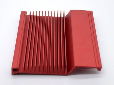 빨간색 양극산화 처리된 내장 섀시 - 임베디드 시스템 케이스