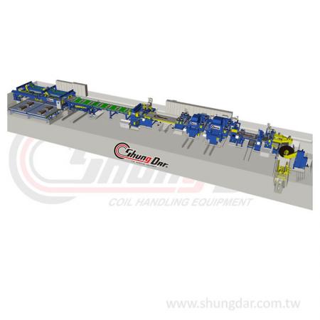 Hydraulické řezy na délku - Shungdarova linka nařezaná na délku poskytuje přizpůsobené řešení výrobní linky.