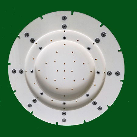 Parti in ceramica di precisione di apparecchiature di processo a semiconduttore