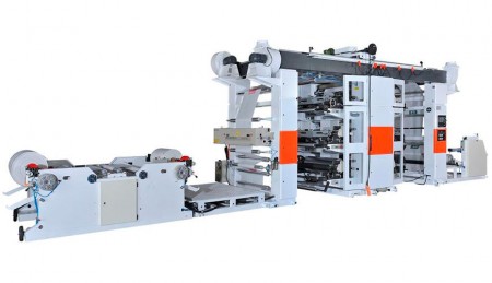 फ्लेक्सोग्राफिक प्रिंटिंग मशीन (रोल टू रोल) - टीकेएनआरपी-20126सी