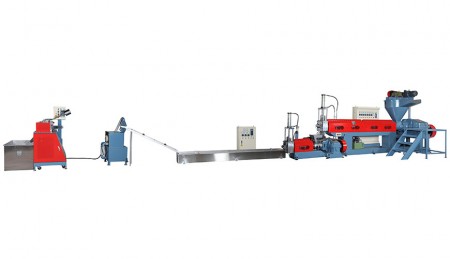 Plastic Waste Recycling Machine (Spaghetti Type with Force-feeding)