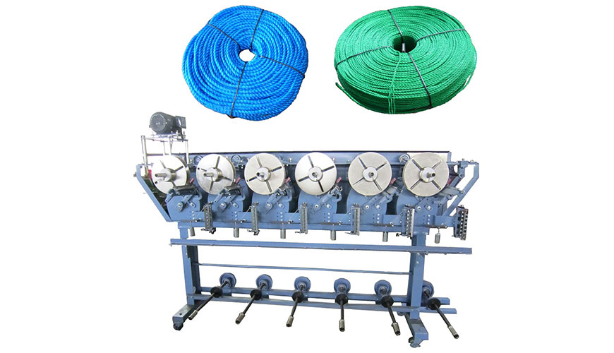 Winding Machine PP Raffia Rope Twine Winding Machine Taiwan Plastic