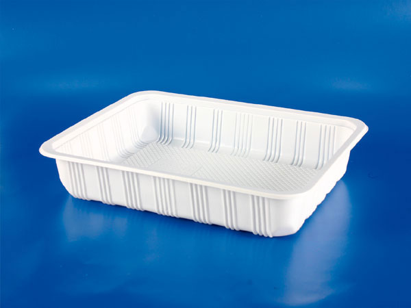 PP微波冷凍食品塑膠4cm封口盒