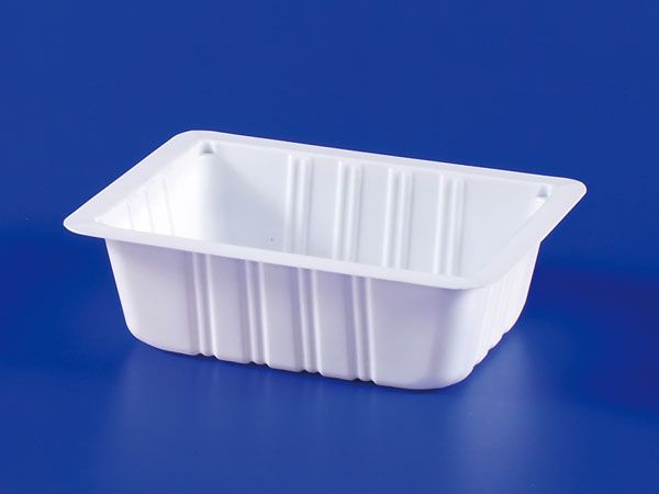 PP微波冷凍食品塑膠300g豆腐封口盒
