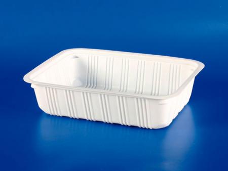 PP微波冷凍食品塑膠 S-202 封口盒 - PP微波冷凍食品塑膠 S-202封口盒