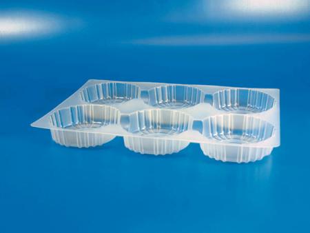 ميكروويف بلاستيك طعام مجمد - صينية 6 ثقوب PP - Microwave / Frozen Food Plastic - PP 6 Holes Tray