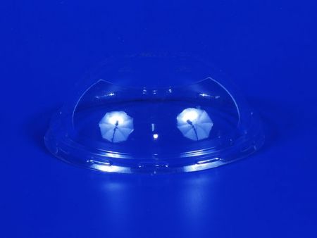 口徑88塑膠PET球蓋 - 口徑88塑膠PET透明半球蓋