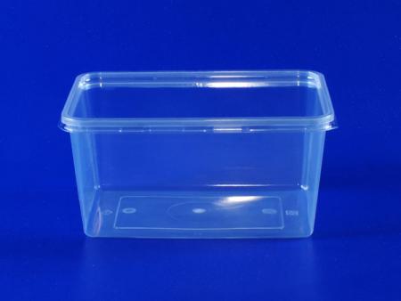 กล่องพลาสติกใสหนึ่งลิตร - กล่องพลาสติกใส 1 ลิตร (PP + PET)