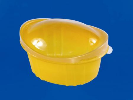 Plastic Yuanbao Cup - Small 120ML - Plastic Yuanbao Cup - Small (PP + PET) 120ML