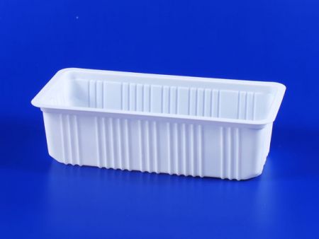 PP微波冷凍食品塑膠1000g豆腐封口盒 - PP微波冷凍食品塑膠1000g豆腐封口盒