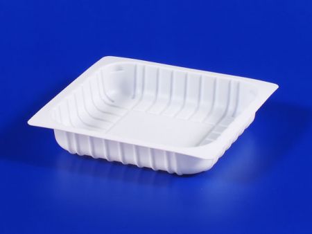 PP微波冷凍食品塑膠280g豆腐封口盒-2 - PP微波冷凍食品塑膠280g豆腐封口盒-2