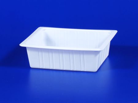 PP微波冷凍食品塑膠500g豆腐封口盒 - PP微波冷凍食品塑膠500g豆腐封口盒