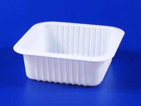 PP微波冷凍食品塑膠510g豆腐封口盒 - PP微波冷凍食品塑膠510g豆腐封口盒