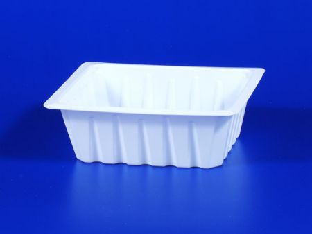 PP微波冷凍食品塑膠520g豆腐封口盒 - PP微波冷凍食品塑膠520g豆腐封口盒