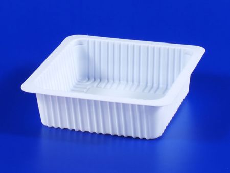 PP微波冷凍食品塑膠530g豆腐封口盒 - PP微波冷凍食品塑膠530g豆腐封口盒