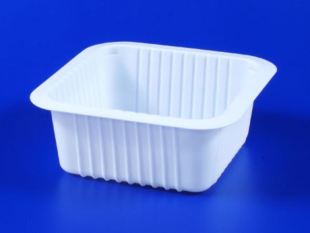 PP微波冷凍食品塑膠590g豆腐封口盒 - PP微波冷凍食品塑膠590g豆腐封口盒