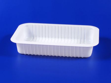 PP微波冷凍食品塑膠620g豆腐封口盒-2 - PP微波冷凍食品塑膠620g豆腐封口盒-2