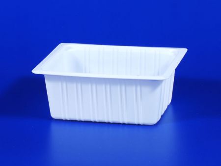 PP微波冷凍食品塑膠630g豆腐封口盒 - PP微波冷凍食品塑膠630g豆腐封口盒